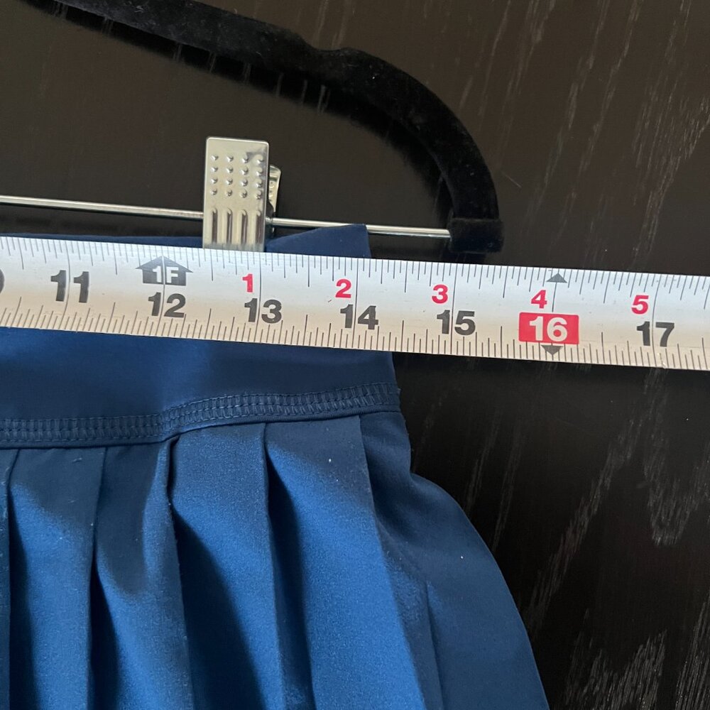 Lacoste Blue Pleated Tennis Skirt 36/4 - Picture 4 of 7
